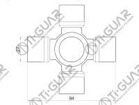 Крестовина TG-CJCS023/GUT-29 * Ti•GUAR